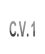 C.V. 1.