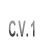 C.V. 1.